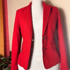 Banana Republic Women's Red Blazer
